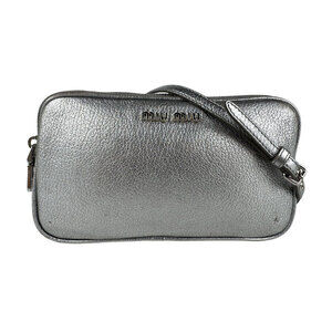 Miu Miu shoulder bag silver leather